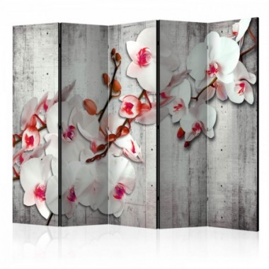Paravento - Concrete Orchid II [Room Dividers] -...