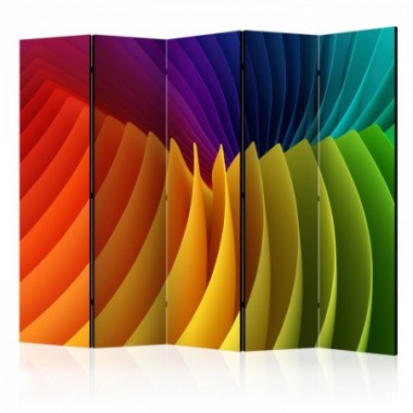Paravento - Rainbow Wave II [Room Dividers] - 225x172