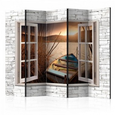 Paravento - Autumnal Lake II [Room Dividers] - 225x172