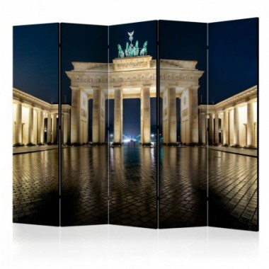 Paravento - Berlin at Night II [Room Dividers] -...