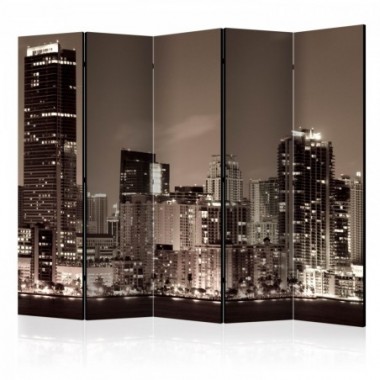 Paravento - Miami in Sepia II [Room Dividers] - 225x172