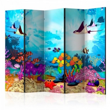 Paravento - Colourful Fish II [Room Dividers] - 225x172