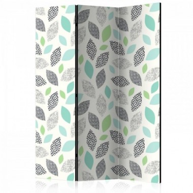 Paravento - Patterned Leaves [Room Dividers] - 135x172