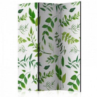 Paravento - Green Twigs [Room Dividers] - 135x172