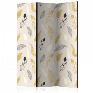 Paravento - Golden Feathers [Room Dividers] - 135x172