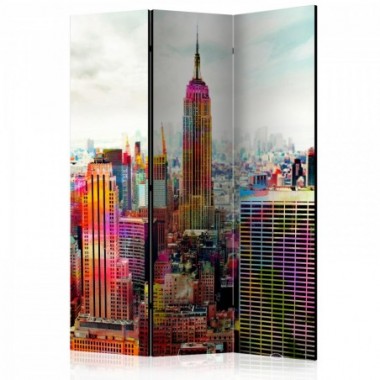 Paravento - Colors of New York City [Room Dividers]...