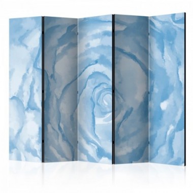 Paravento - rose (blue) II [Room Dividers] - 225x172