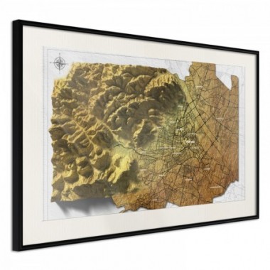 Poster - Isometric Map: Vienna [Poster] - 60x40