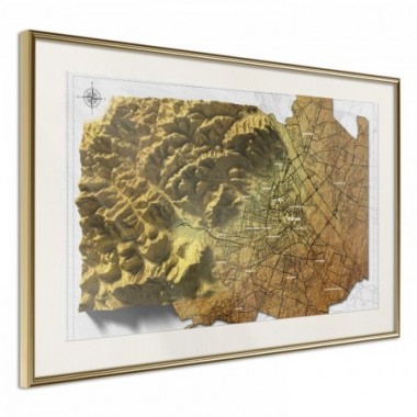 Poster - Isometric Map: Vienna [Poster] - 60x40