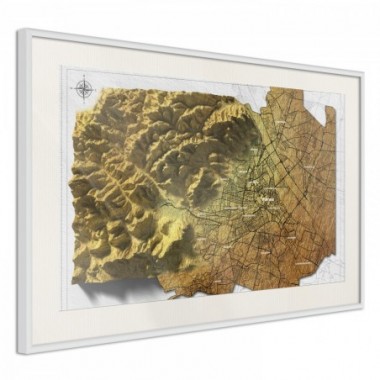 Poster - Isometric Map: Vienna [Poster] - 30x20