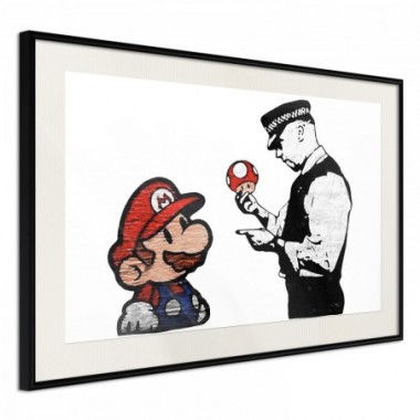 Poster - Banksy: Mushroom Picker [Poster] - 45x30