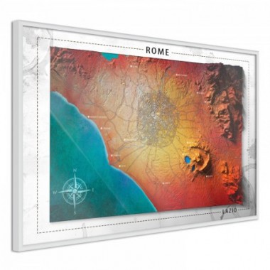 Poster - Isometric Map: Rome [Poster] - 30x20