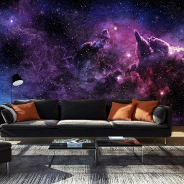 Fotomurale adesivo - Purple Nebula - 392x280
