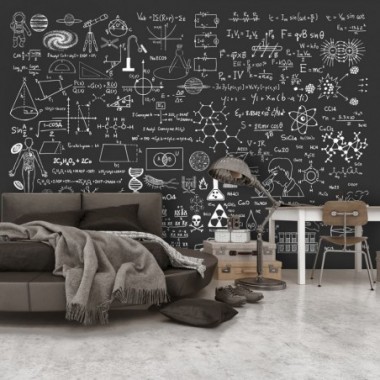 Fotomurale - Science on Chalkboard - 250x175
