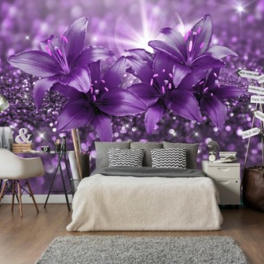 Fotomurale - Masterpiece of Purple - 250x175