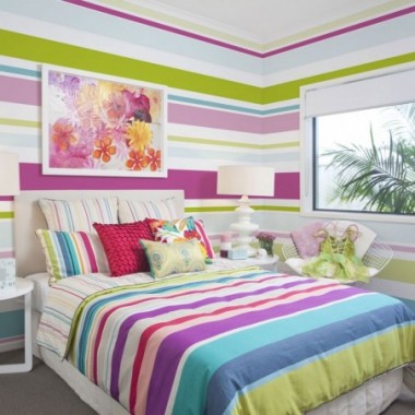 Fotomurale - Bright stripes - 400x309