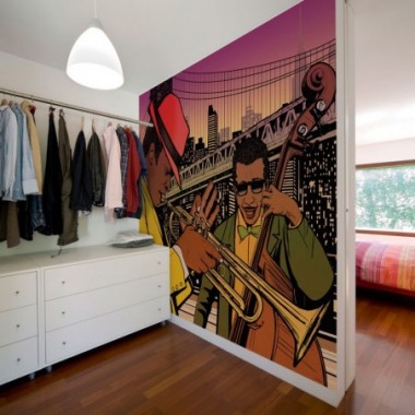 Fotomurale - Jazz di sera - 400x309