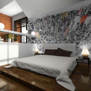 Fotomurale - Schizzo con New York - 400x309