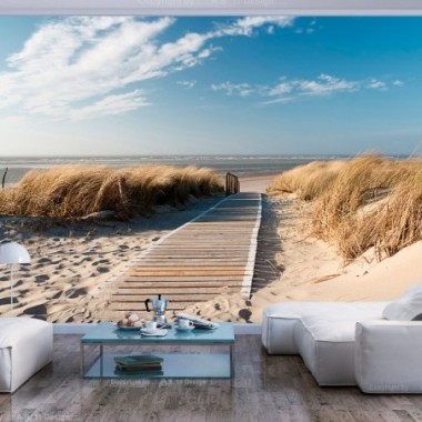 Fotomurale - Spiaggia del Mare del Nord, Langeoog -...