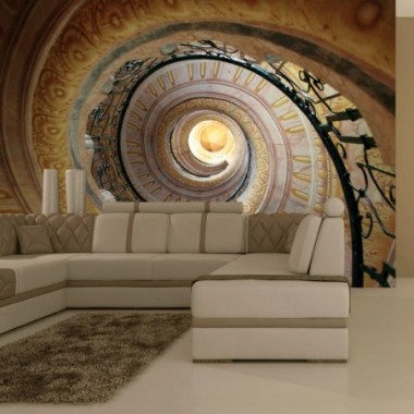 Fotomurale - Decorative spiral stairs - 400x309