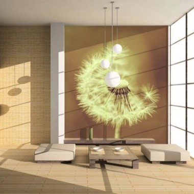 Fotomurale - soffione (seppia) - 400x309