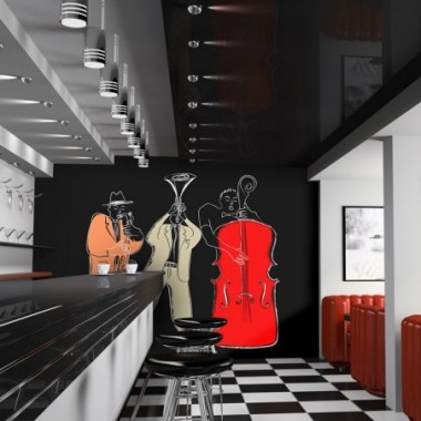 Fotomurale - strumenti musicali (jazz) - 400x309