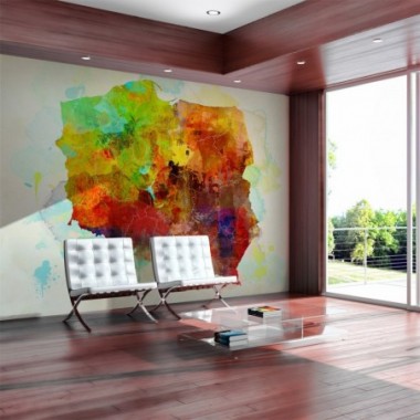 Fotomurale - Map (Poland) - 400x309