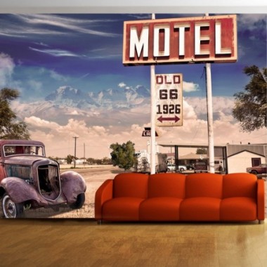 Fotomurale - Old motel - 400x280