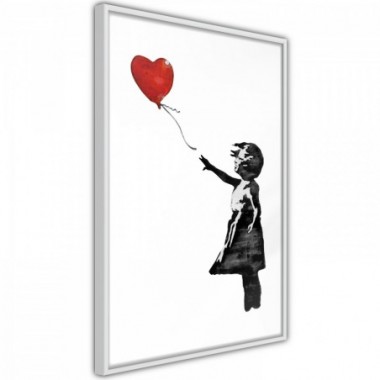 Poster - Banksy: Girl with Balloon [Poster] - 20x30