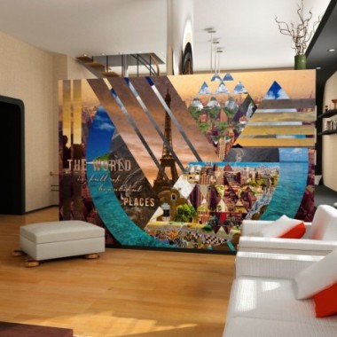 Fotomurale - The world ... - 400x280