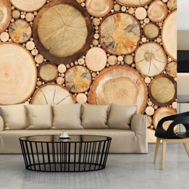 Fotomurale - Venatura del legno - 400x280