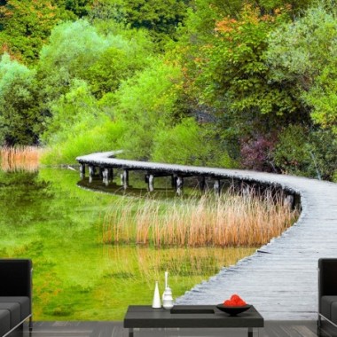 Fotomurale adesivo - Beautiful green - 392x280
