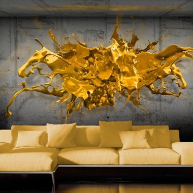 Fotomurale - Yellow Splash - 100x70