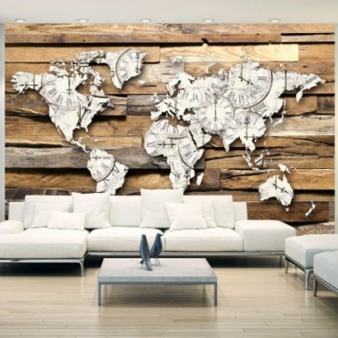 Fotomurale adesivo - Map of Time - 98x70