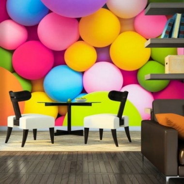 Fotomurale - Colourful Balls - 100x70