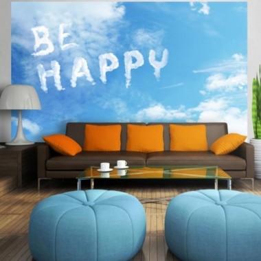 Fotomurale - Be happy - 100x70