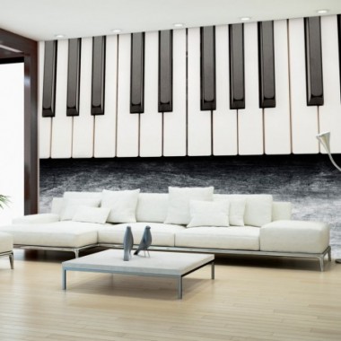 Fotomurale - Ispirati a Chopin - pietra grigia - 100x70