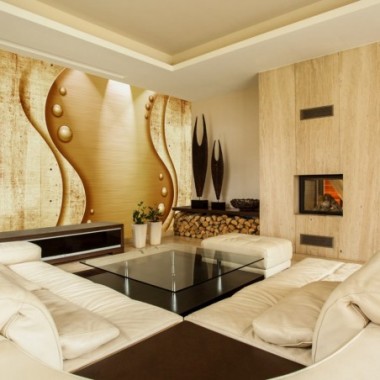 Fotomurale adesivo - Honey waves - 98x70