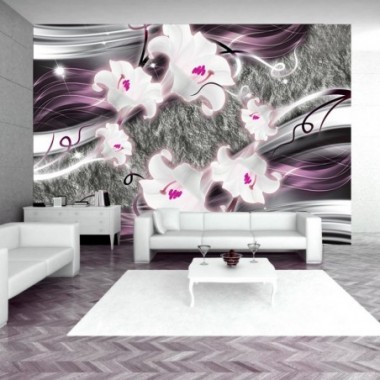Fotomurale - Dance of charmed  lilies - 100x70