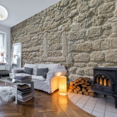 Fotomurale adesivo - Stone Temple - 490x280