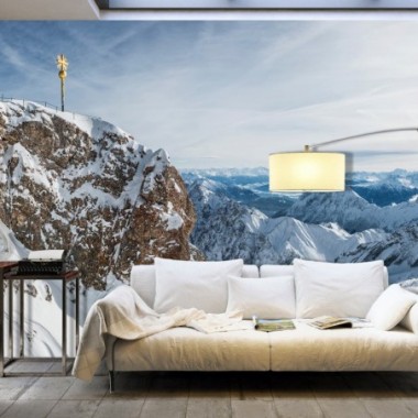 Fotomurale adesivo - Winter in Zugspitze - 490x280