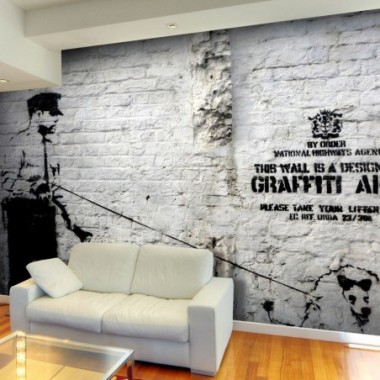 Fotomurale - Banksy - Graffiti Area - 100x70