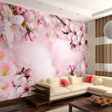 Fotomurale adesivo - Spring Cherry Blossom - 98x70