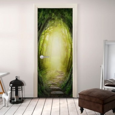Fotomurale per porta - The Forest of Fantasy	 - 100x210