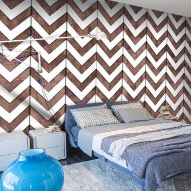 Fotomurale - Onde di cannella - 50x1000