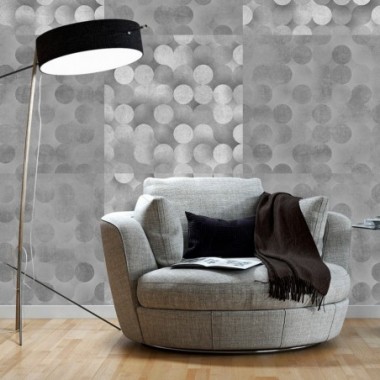 Fotomurale - Light Grey Rain - 50x1000