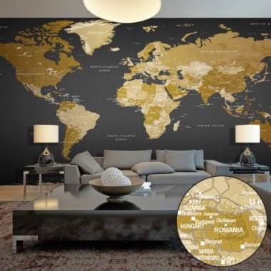 Fotomurale adesivo - World Map: Modern Geography II...