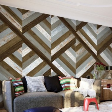 Fotomurale - Wooden Trap - 50x1000