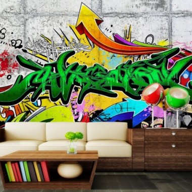 Fotomurale adesivo - Urban Graffiti - 245x175