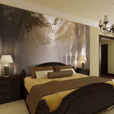 Fotomurale - Vicolo cieco nebbioso - 250x193